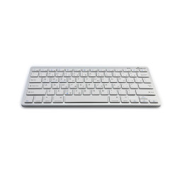 MediaRange Compact-sized Bluetooth 5.0 keyboard with 78 ultraflat keys - Silver (MROS132-GR)  MediaRange Compact-sized Bluetooth 5.0 keyboard with 78 ultraflat keys - Silver (MROS132-GR)