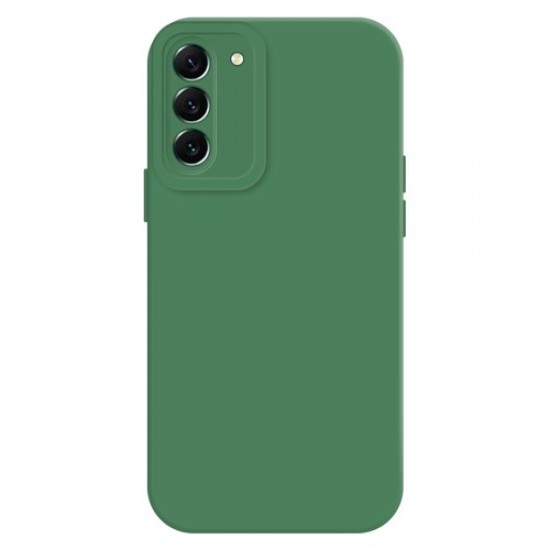 Flexible TPU Phone Cover for Samsung Galaxy S22+ 5G. Phone Case Precise Cutout Lens Protection Anti-scratch Shell - Green Samsung Cases Mobile