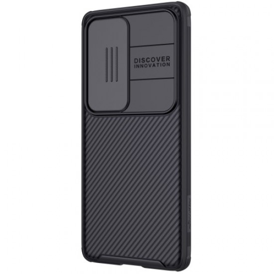 NILLKIN CamShield Pro Shell Scratch-Resistant PC Panel + TPU Frame Hybrid Cover for Huawei P50 Pro - Black Huawei Cases Mobile