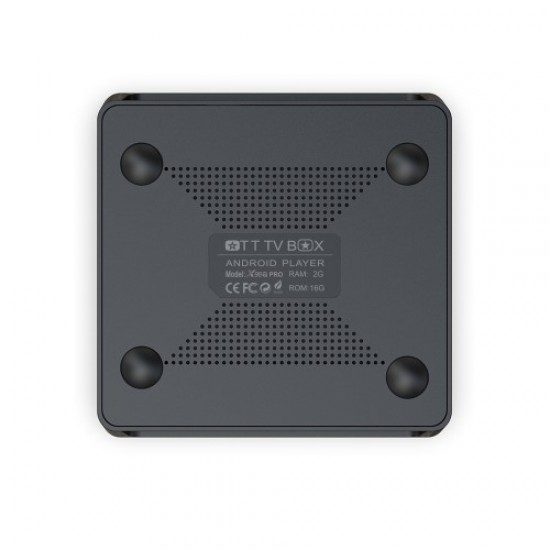 X96Q PRO Allwinner H313 Dual Wifi 2.4G&5G TV Box Android 10.0 4K Quad Core HD Set Top Box [2G + 16G] - EU Plug Gadgets - Toys - Hobby