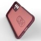 For Samsung Galaxy A14 5G Flexible TPU Rugged Phone Case Anti-scratch Protective Cover - Wine Red Samsung Cases Mobile