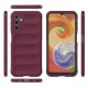 For Samsung Galaxy A14 5G Flexible TPU Rugged Phone Case Anti-scratch Protective Cover - Wine Red Samsung Cases Mobile