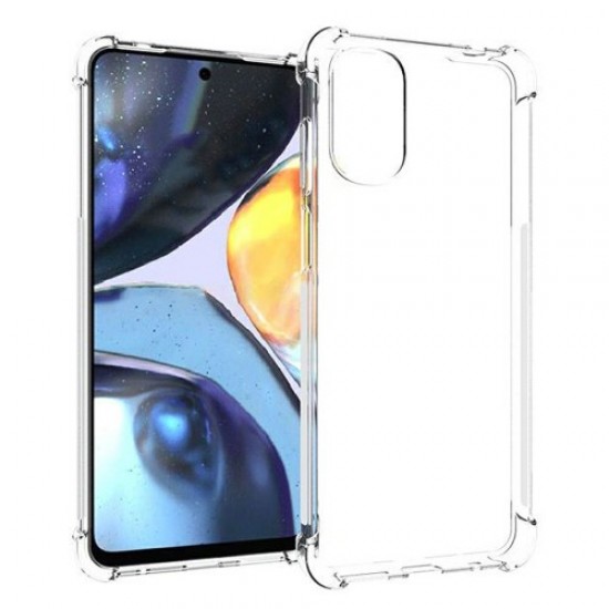 For Motorola Moto G22 Soft TPU Transparent Phone Case Lightweight Four Corners Shock Absorption Non-Slip Protective Back Cover Motorola Cases Mobile