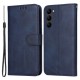 Θήκη Πορτοφόλι με Βάση Στήριξης (Όψη Δέρματος) για Samsung Galaxy S23 Plus - Σκούρο Μπλε Samsung Θήκες Κινητών