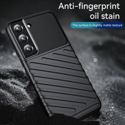 Θήκη Σιλικόνης TPU Carbon (Όψη Twill) για Samsung Galaxy S23 Plus - Μαύρο