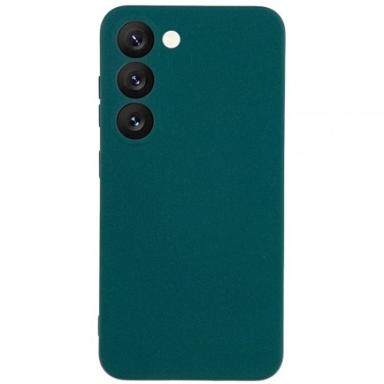 For Samsung Galaxy S23+ Double-Sided Smooth Matte Soft TPU Phone Cover Precise Cutouts Camera Protection Case - Green Samsung Cases Mobile