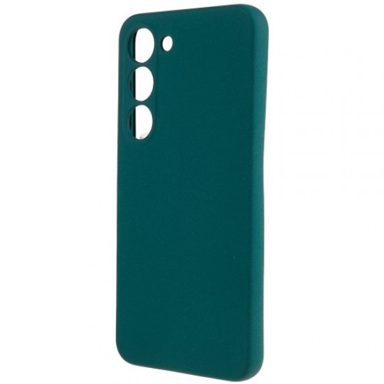For Samsung Galaxy S23+ Double-Sided Smooth Matte Soft TPU Phone Cover Precise Cutouts Camera Protection Case - Green Samsung Cases Mobile