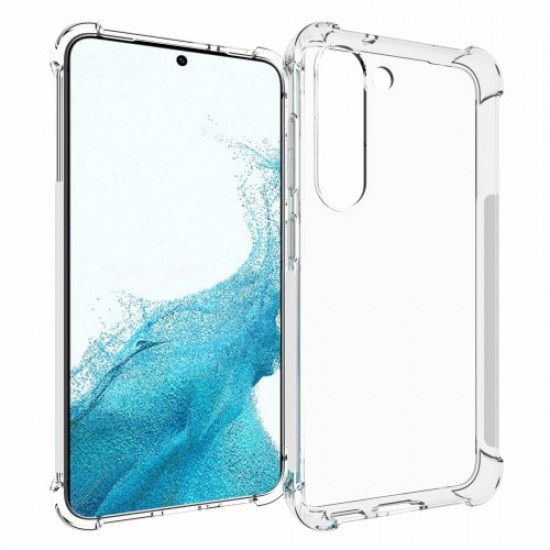 For Samsung Galaxy S23 Mobile Phone Shell Shockprook TPU Cover Textured Four Corners Drop-resistant Back Case Samsung Cases Mobile