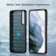 For Samsung Galaxy S23 Shockproof Case Anti-Drop Flexible TPU Phone Back Cover Brushed Carbon Fiber Texture Cell Phone Case - Black Samsung Cases Mobile