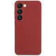 For Samsung Galaxy S23 Flexible TPU Camera Protection Phone Case Double-Sided Matte Anti-Fingerprint Cover - Wine Red Samsung Cases Mobile