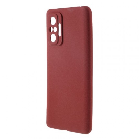 Anti-Scratch Double-sided Frosted TPU Phone Shell for Xiaomi Redmi Note 10 Pro - Red XIAOMI Cases Mobile