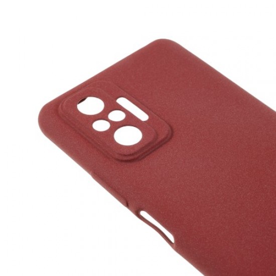 Anti-Scratch Double-sided Frosted TPU Phone Shell for Xiaomi Redmi Note 10 Pro - Red XIAOMI Cases Mobile