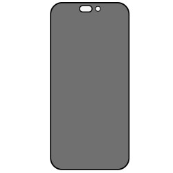 Anti-spy Σκληρυμένο Γυαλί (Tempered Glass) Προστασίας Οθόνης Πλήρης Κάλυψης για iPhone 14 Pro Max 6.7