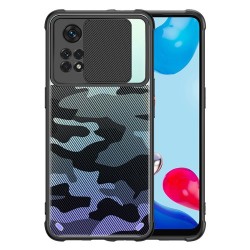 RZANTS For Xiaomi Redmi Note 11 4G (Qualcomm) / Note 11S 4G Camouflage Pattern TPU+Acrylic Phone Case Lens Slide Window Shockproof Protective Cover - Black RZANTS For Xiaomi Redmi Note 11 4G (Qualcomm) / Note 11S 4G Camouflage Pattern TPU+Acrylic Phone Case Lens Slide Window Shockproof Protective Cover - Black