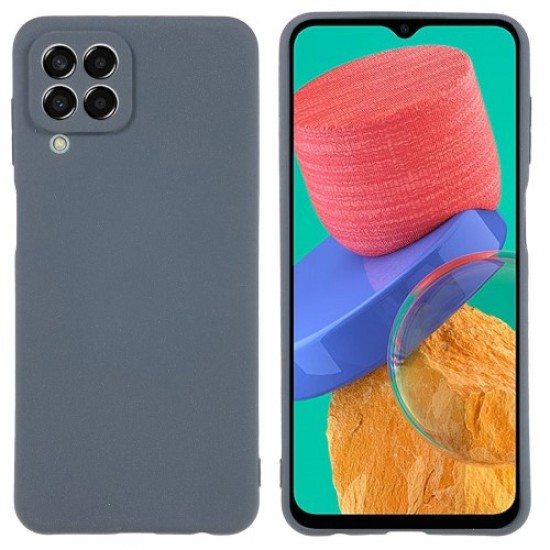 For Samsung Galaxy M33 5G (Global Version) Soft TPU Phone Cover Double-Sided Matte Anti-scratch Back Case - Grey Samsung Cases Mobile