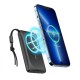 Veger W1151 MagOn Magnetic Wireless MagSafe Power Bank 10000mAh 15W USB-A USB-C Power Delivery / Quick Charge 3.0 - Black Power Bank