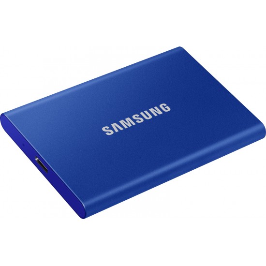Samsung Portable SSD T7 USB-C / USB 3.2 500GB 2.5" - Indigo Blue Memory Cards & USB Sticks