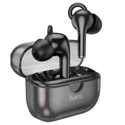 Hoco TWS EW22 In-ear Bluetooth Handsfree Ακουστικά με Θήκη Φόρτισης - Μαύρο