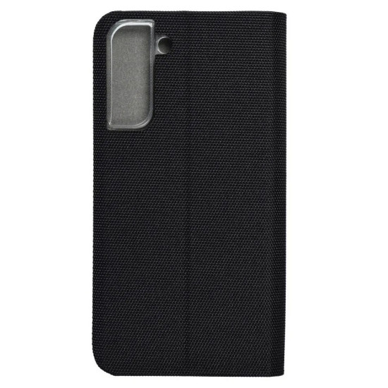 Sensitive Wallet Stand Design Cover Case for Samsung Galaxy S21 FE / S21 Fan Edition - Black Samsung Cases Mobile