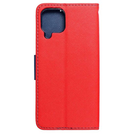 Fancy Θήκη Πορτοφόλι με Βάση Στήριξης για Samsung Galaxy M33 5G - Κόκκινο / Μπλε Samsung Θήκες Κινητών