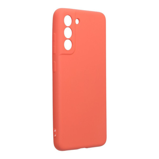 Sof TPU Phone Protector Cover for Samsung Galaxy S21 FE - Peach Samsung Cases Mobile