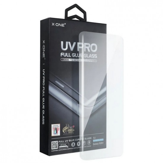 UV PRO Tempered Glass X-ONE - for Samsung Galaxy S22 Ultra (case friendly) - working fingerprint sensor Samsung Screen Protectors