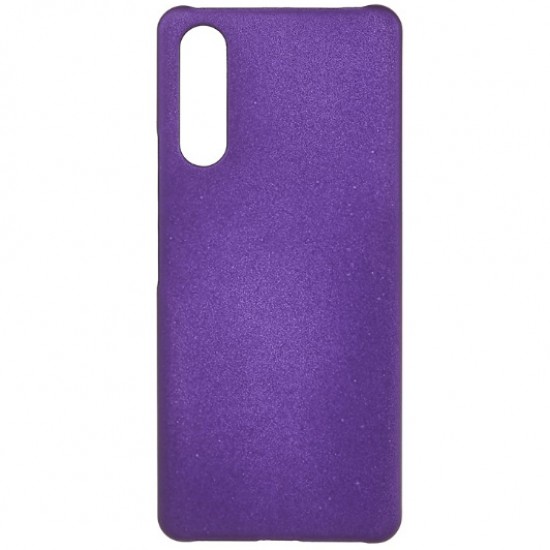 For Sony Xperia 10 IV Ultra-slim Mobile Phone Back Case Hard PC Glossy Surface Rubberized Cover - Purple Sony Cases Mobile