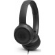 JBL Tune T500 Ενσύρματα On Ear Ακουστικά για όλα τα Smartphones και Tablets - Μαύρο Bluetooth Ακουστικά / Ηχεία