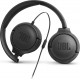 JBL Tune T500 Ενσύρματα On Ear Ακουστικά για όλα τα Smartphones και Tablets - Μαύρο Bluetooth Ακουστικά / Ηχεία