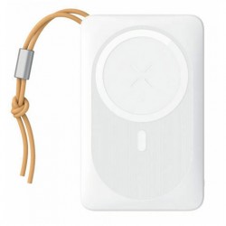 Veger V1151 MagOn Magnetic Wireless MagSafe Power Bank 10000mAh 15W USB-A USB-C Power Delivery / Quick Charge 3.0 - White Veger V1151 MagOn Magnetic Wireless MagSafe Power Bank 10000mAh 15W USB-A USB-C Power Delivery / Quick Charge 3.0 - White