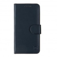 Tactical Θήκη Πορτοφόλι με Βάση Στήριξης (Όψη Δέρματος) για Motorola Moto G51 - Σκούρο Μπλε