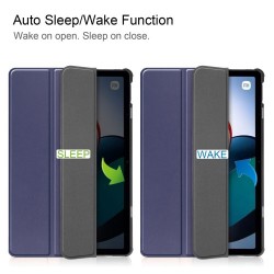 Θήκη Βιβλίο Tri-Fold Auto Sleep / Wake με Βάση Στήριξης για Xiaomi Redmi Pad 10.61 - Σκούρο Μπλε
