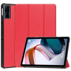 Θήκη Βιβλίο Tri-Fold Auto Sleep / Wake με Βάση Στήριξης για Xiaomi Redmi Pad 10.61 - Κόκκινο