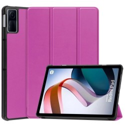 Θήκη Βιβλίο Tri-Fold Auto Sleep / Wake με Βάση Στήριξης για Xiaomi Redmi Pad 10.61 - Μωβ