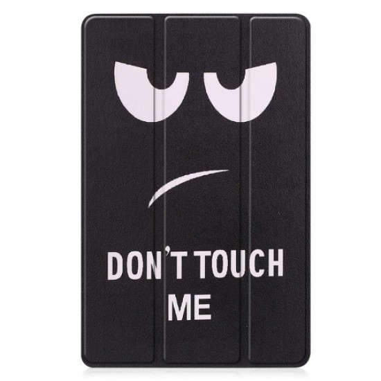 Pattern Printing Tablet Case for Xiaomi Redmi Pad. Trifold Stand PU Leather Full Protection Cover with Auto Wake / Sleep - Don't Touch Me XIAOMI  Tablet Cases