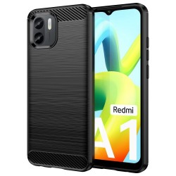Θήκη Σιλικόνης TPU Carbon Fiber για Xiaomi Redmi A1 4G - Μαύρο