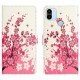 For Xiaomi Redmi A1 4G Pattern Printing PU Leather Phone Case Flip Stand Magnetic Closure Shockproof Wallet Cover - Plum Blossom XIAOMI Cases Mobile