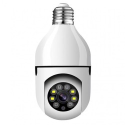 R17 360-Degree Panoramic Light Bulb Camera Wireless Webcam Remote WiFi Full Color Night Vision Indoor Monitor Support Tuya APP for Home Security R17 360-Degree Panoramic Light Bulb Camera Wireless Webcam Remote WiFi Full Color Night Vision Indoor Monitor Support Tuya APP for Home Security