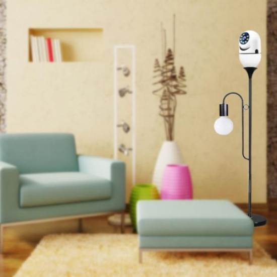 R17 360-Degree Panoramic Light Bulb Camera Wireless Webcam Remote WiFi Full Color Night Vision Indoor Monitor Support Tuya APP for Home Security Gadgets - Toys - Hobby