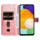 Classic Stand Flip Cover PU Leather Magnetic Closure Anti-Scratch Wallet Phone Case for Samsung Galaxy A13 5G / A04s 4G - Roze Pink Samsung Cases Mobile