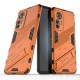 For Xiaomi Redmi K50 Ultra 5G / 12T 5G PC+TPU Hybrid Phone Case Anti-scratch Back Cover with Kickstand - Orange XIAOMI Cases Mobile