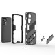 For Xiaomi Redmi K50 Ultra 5G / 12T 5G PC+TPU Hybrid Phone Case Anti-scratch Back Cover with Kickstand - Orange XIAOMI Cases Mobile