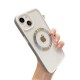 Clear Magnetic Case for iPhone 14 6.1 inch. Soft TPU Edge Hard Acrylic Back Shockproof Protective Phone Cover - Purple Apple Cases Mobile