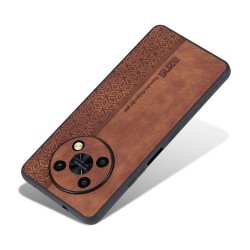 AZNS Σκληρή Θήκη Πλάτης (Όψη Δέρματος) με Γεωμετρικό Σχέδιο για Huawei nova Y90 4G - Καφέ AZNS Σκληρή Θήκη Πλάτης (Όψη Δέρματος) με Γεωμετρικό Σχέδιο για Huawei nova Y90 4G - Καφέ