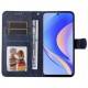 For Huawei Enjoy 50 Pro 4G / nova Y90 4G PU Leather Flip Wallet Case Magnetic Folio Stand Calf Texture Shockproof Phone Cover - Blue Huawei Cases Mobile