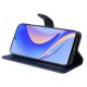 For Huawei Enjoy 50 Pro 4G / nova Y90 4G PU Leather Flip Wallet Case Magnetic Folio Stand Calf Texture Shockproof Phone Cover - Blue Huawei Cases Mobile
