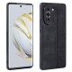 AZNS Cell Phone Case for Huawei nova 10 4G. PU Leather Coated TPU Stylish Pattern Imprinted Phone Cover - Black Huawei Cases Mobile