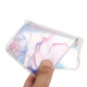 For Xiaomi Poco M4 Pro 4G Colorful Laser Embossing Marble Pattern TPU Phone Case Shell - Pink XIAOMI Cases Mobile