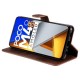 For Xiaomi Poco M4 Pro 4G PU Leather Phone Case Wallet Stand Full Protection Flip Folio Cover - Brown XIAOMI Cases Mobile