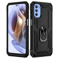 For Motorola Moto G31/G41 PC + TPU Hybrid Phone Case with 360-Degree Integrated Metal Bracket - Black For Motorola Moto G31/G41 PC + TPU Hybrid Phone Case with 360-Degree Integrated Metal Bracket - Black